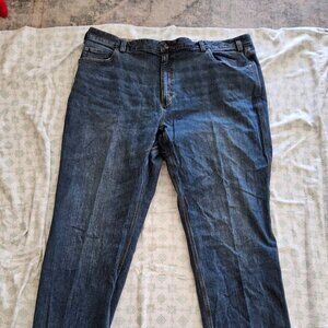 Duluth Flex Ballroom Relaxed Fit Jeans Washed Denim size 46x32